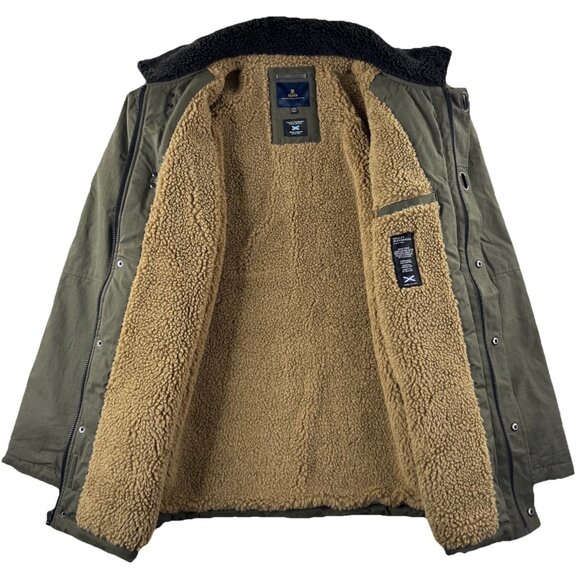 Roark x Halley Stevensons Axeman Jacket Men’s L Dark Military Waxed Lined NEW - Picture 3 of 16